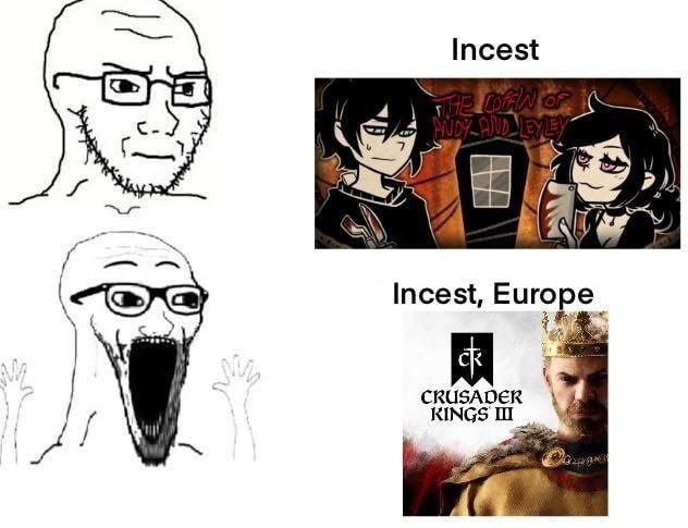 Incest Incest, Europe CRUSADER KINGS