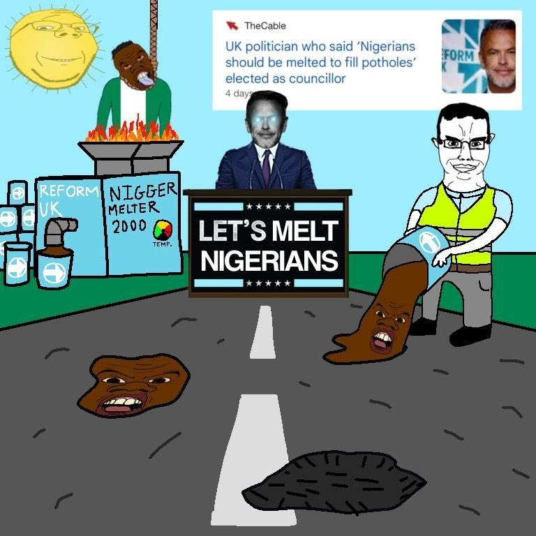 TheCable politician who said ‘Nigerians FORM elected as councillor should be melted to fill potholes’ МЕНЕК, NIGGER 4 MELT TEMP. NIGERIANS i