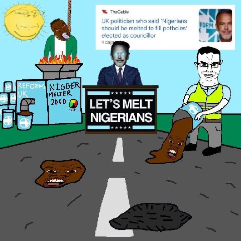 TheCable politician who said ‘Nigerians FORM elected as councillor should be melted to fill potholes’ МЕНЕК, NIGGER 4 MELT TEMP. NIGERIANS i