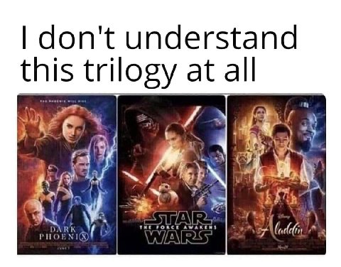 don't understand trilogy at THE FORCE