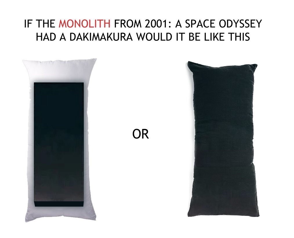 IF THE MONOLITH FROM 2001: A SPACE ODYSSEY HAD A DAKIMAKURA WOULD IT BE LIKE THIS OR