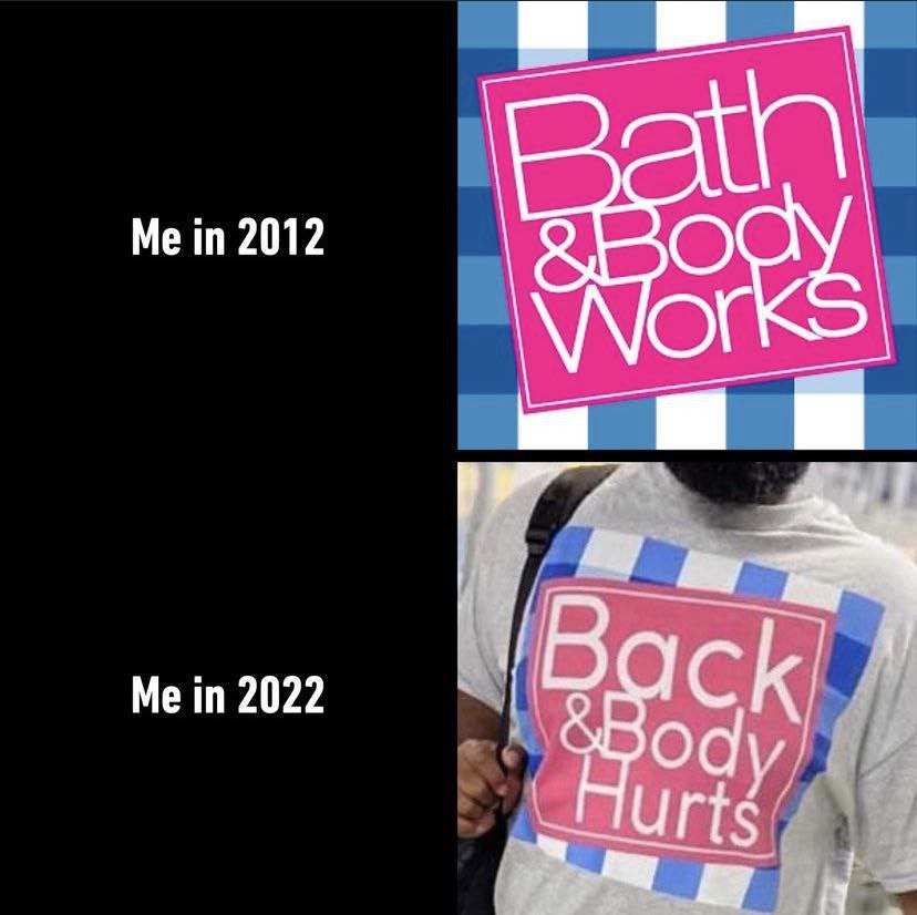 Me in 2012 Me in 2022