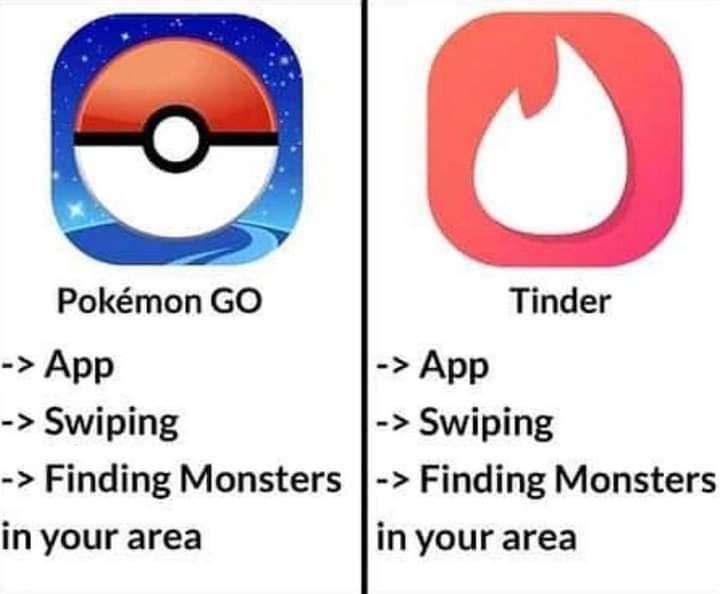 Pokémon Tinder App App Swiping Swiping Finding Monsters Finding Monsters in your area in your area