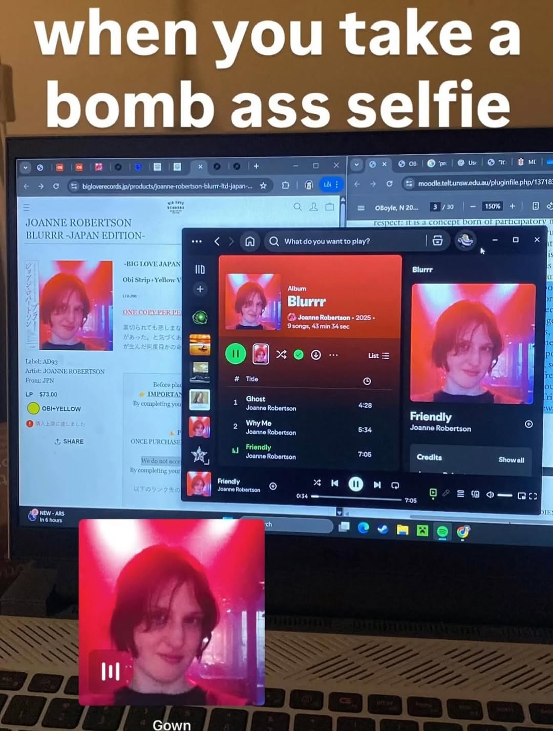 when you take а bomb ass selfie anne japan я с 5, 20— “JOANNE ROBERTSON BLURRR EDITION- play? Yellow Album Joanne 2025 an 43 in 34 хео. JOANNE ROBERTSON JPR Tite $7300 1 Ghost 428 Joanne Friendly Joan