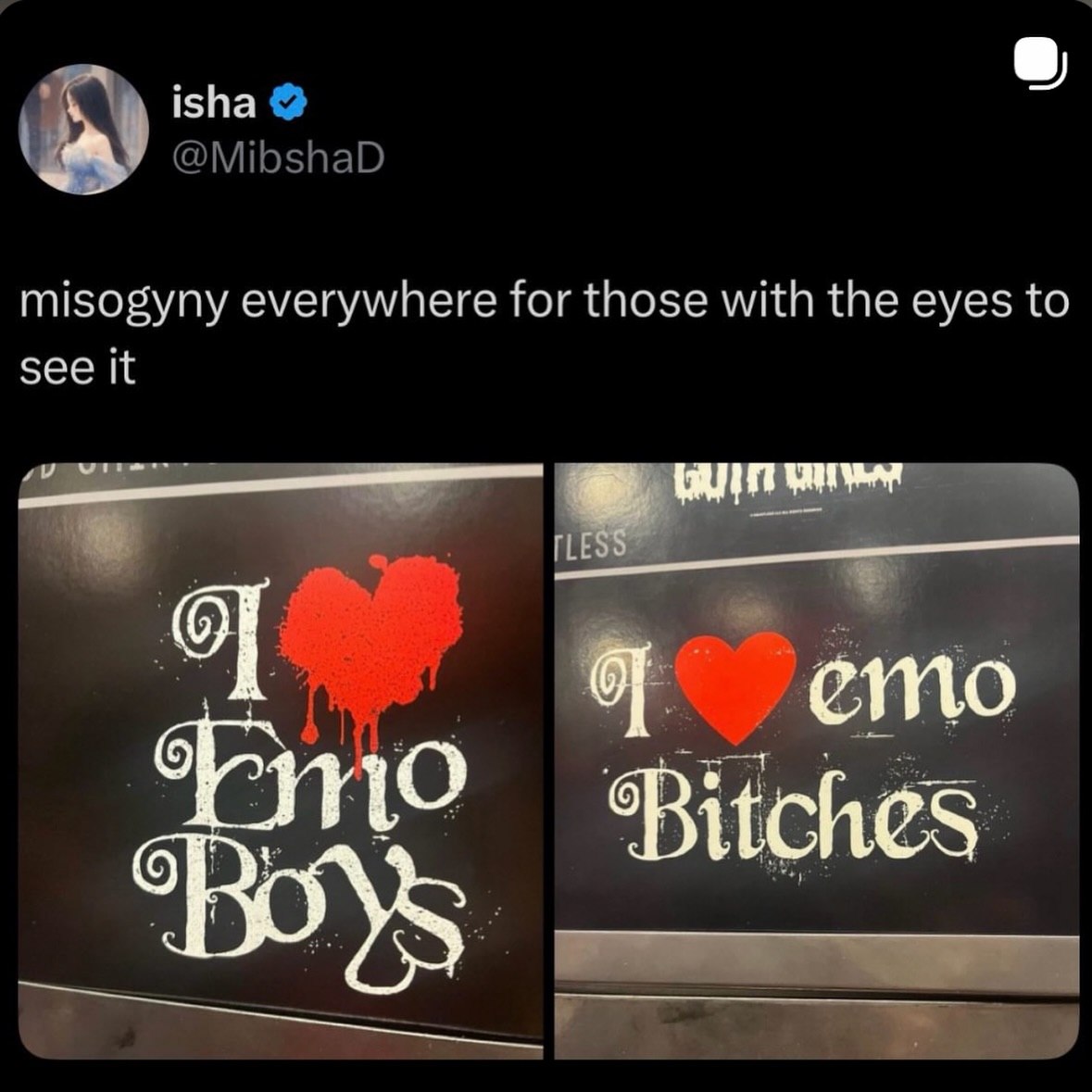 isha @MibshaD misogyny everywhere for those with the eyes to see it
