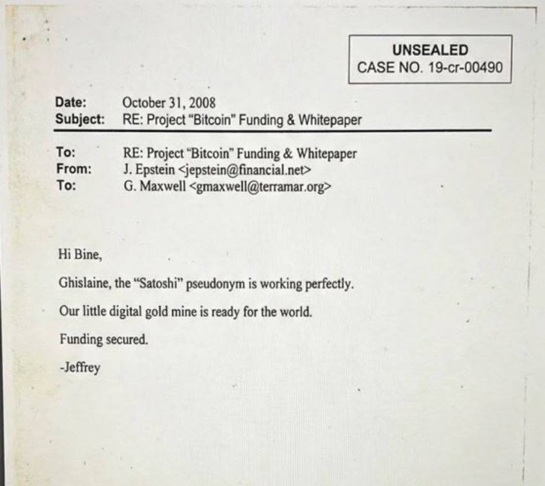 UNSEALED CASE NO. Date: October 31, 2008 Subject: Project Funding Whitepaper To: Project Funding Whitepaper From: Epstein <jepstein@financial.net> To: Maxwell <gmaxwell@terramar.org> Bine, Ghislaine, 