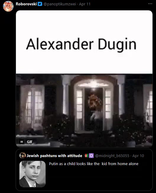 Alexander Dugin (8) Jewish pashtuns with attitude @ ke Putin as a child looks like the kid from home alone
