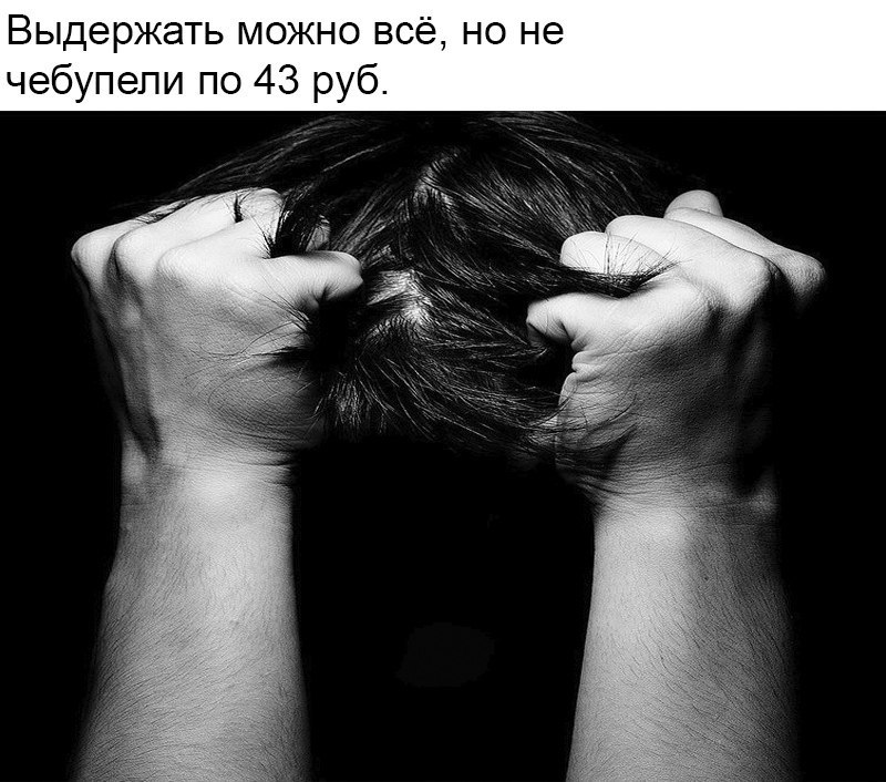 Выдержать можно всё, но не чебупели по 43 руб.
