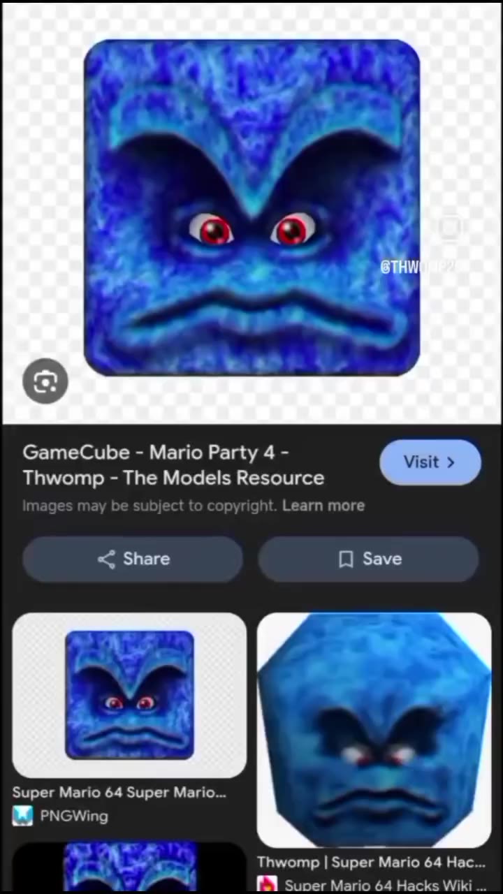GameCube - Mario Party 4 - [мы >) Thwomp - The Models Resource Super Mario 64 Super Mario... Thwomp | Super Mario 64 Hac... р FN) Super Mario 64 Hacks Wiki ...