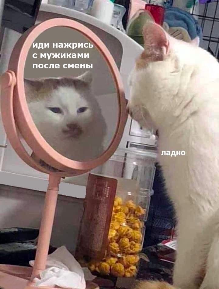 иди нажрись с мужиками после смены ладно