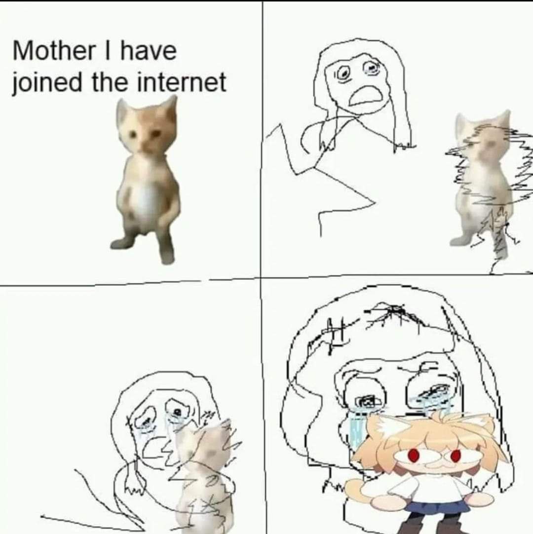 Mother have joined the internet