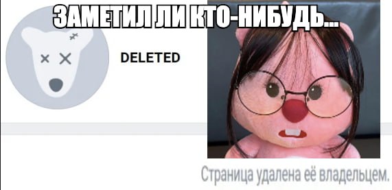 ЗАМЕТИЛ DELETED А