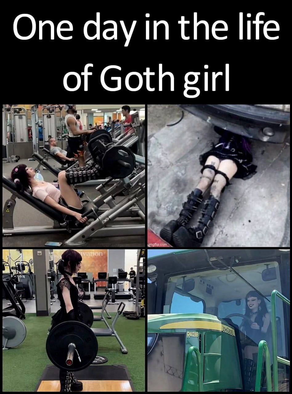 One day in the life of Goth girl