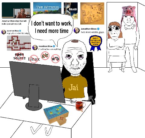 BRAID и У 9:48 Jonathan Blow clips that will make you quit your job don’t want to work А Jonathan Blow Jonathan Blow more tine Two more weeks, guys №7 Happy Screenshot Saturday. SHIPPED SHIT! SINCE 20