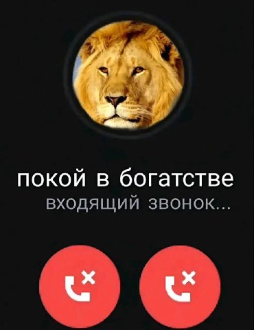 покой в богатстве ВХОДЯЩИЙ ЗВОНОК...