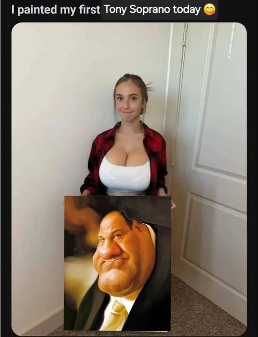 painted my first Tony Soprano today