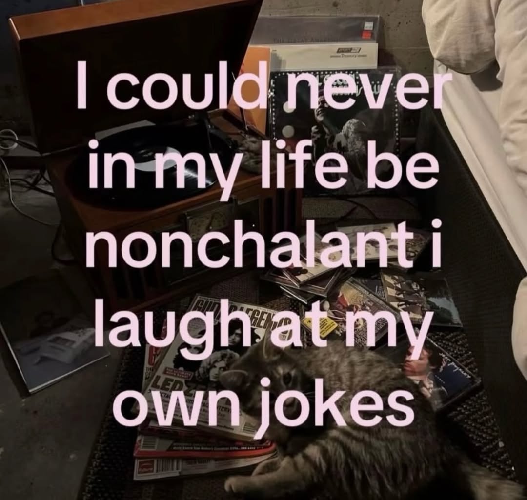 пемек in my life nonchalanti my own jokes