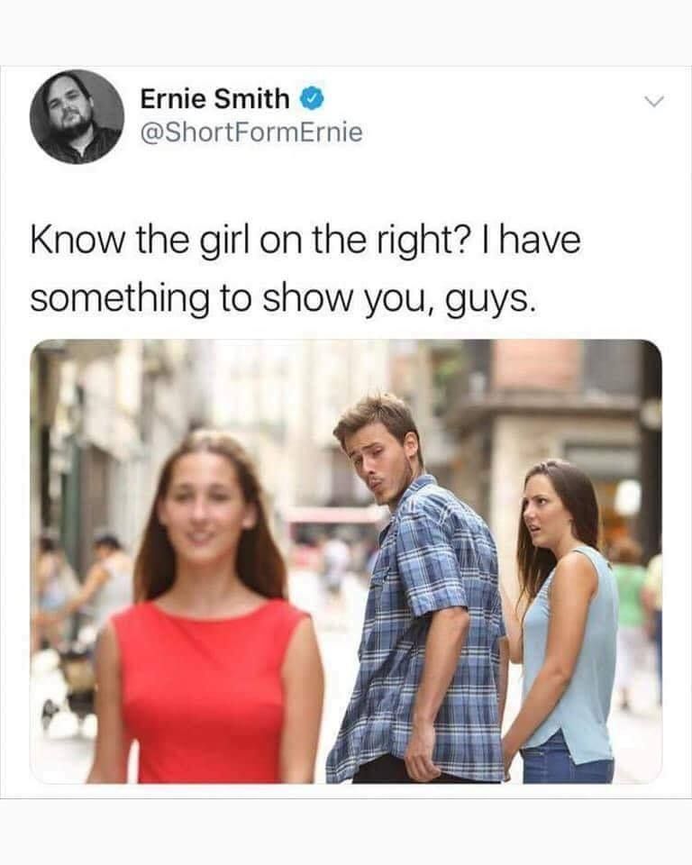 Ernie Smith @ShortFormErnie Know the girl on the right? have something to show you, guys. у у
