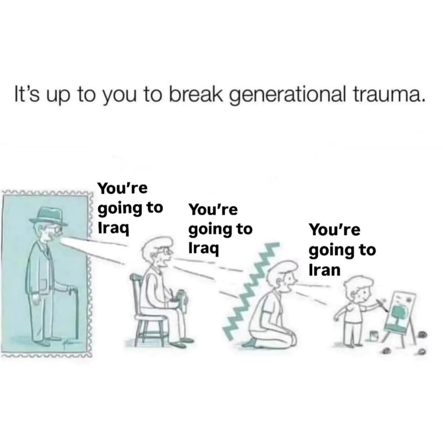 It’s up to you to break generational trauma. YOU'Te goingto You're Iraq going to You're Iraq going to 2