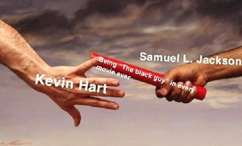 Samuel Jackson 9 и 2 Kevin Hart