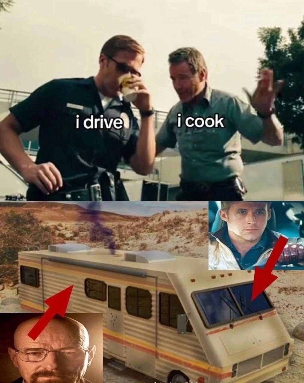 i cook i drived
