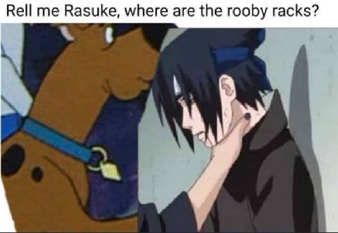 Rell me Rasuke, where are the rooby racks? у 7