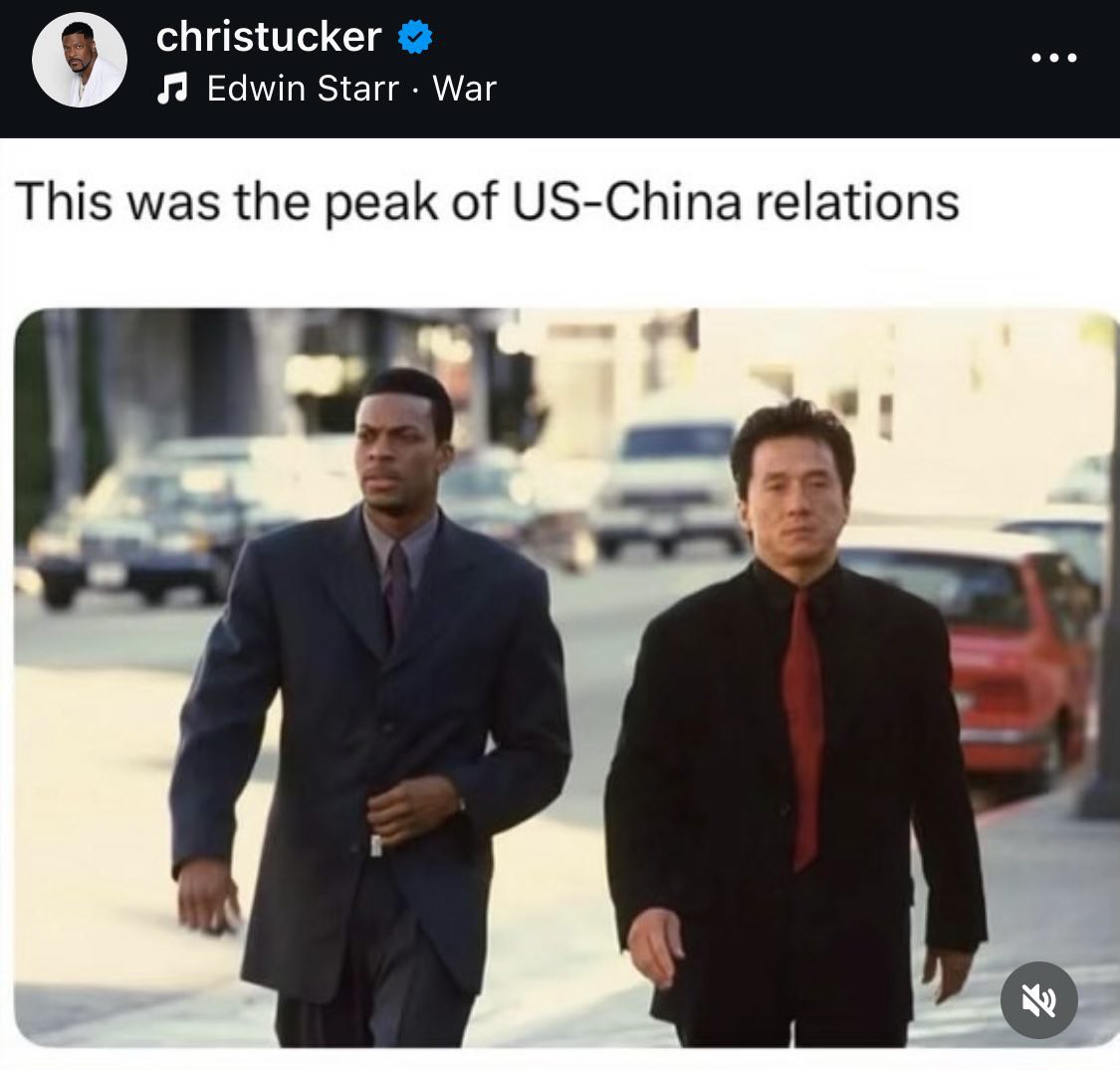 christucker Edwin Starr War This was the peak of US-China relations