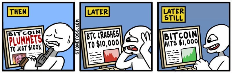 THEN ATE STIL CRASHES TO JUST $10,000 HITS $1,000 a? у