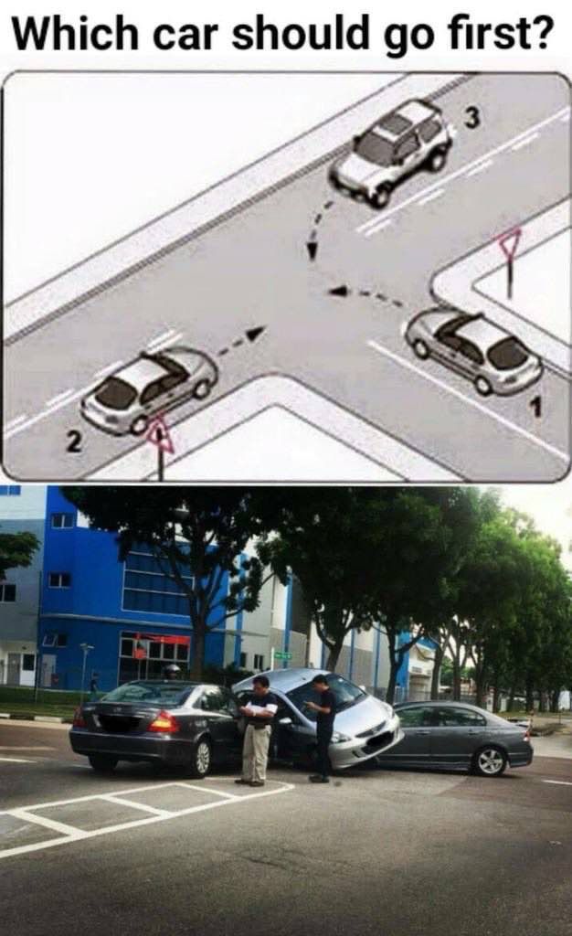 Which car should first?