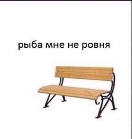 рыба мне не ровня