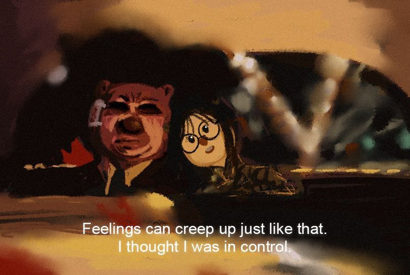 Feelings сгеер up just like that.