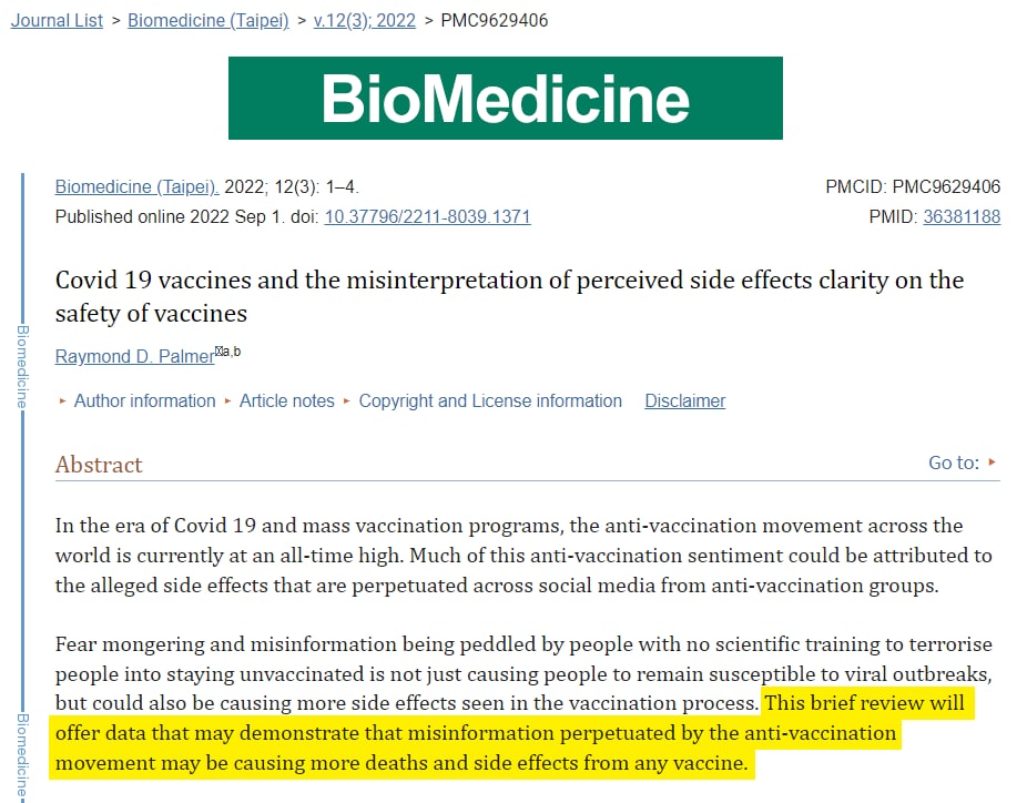 LMAO: "Anti-Vaxxers cause Vaccine Side Effects"

Beyond parody, this review claims that anti-vaxxers make people that want to get vaccinated scared and stressed, and being scared and stressed means yo