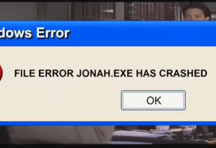 ) FILE ERROR JONAH.EXE HAS CRASHED