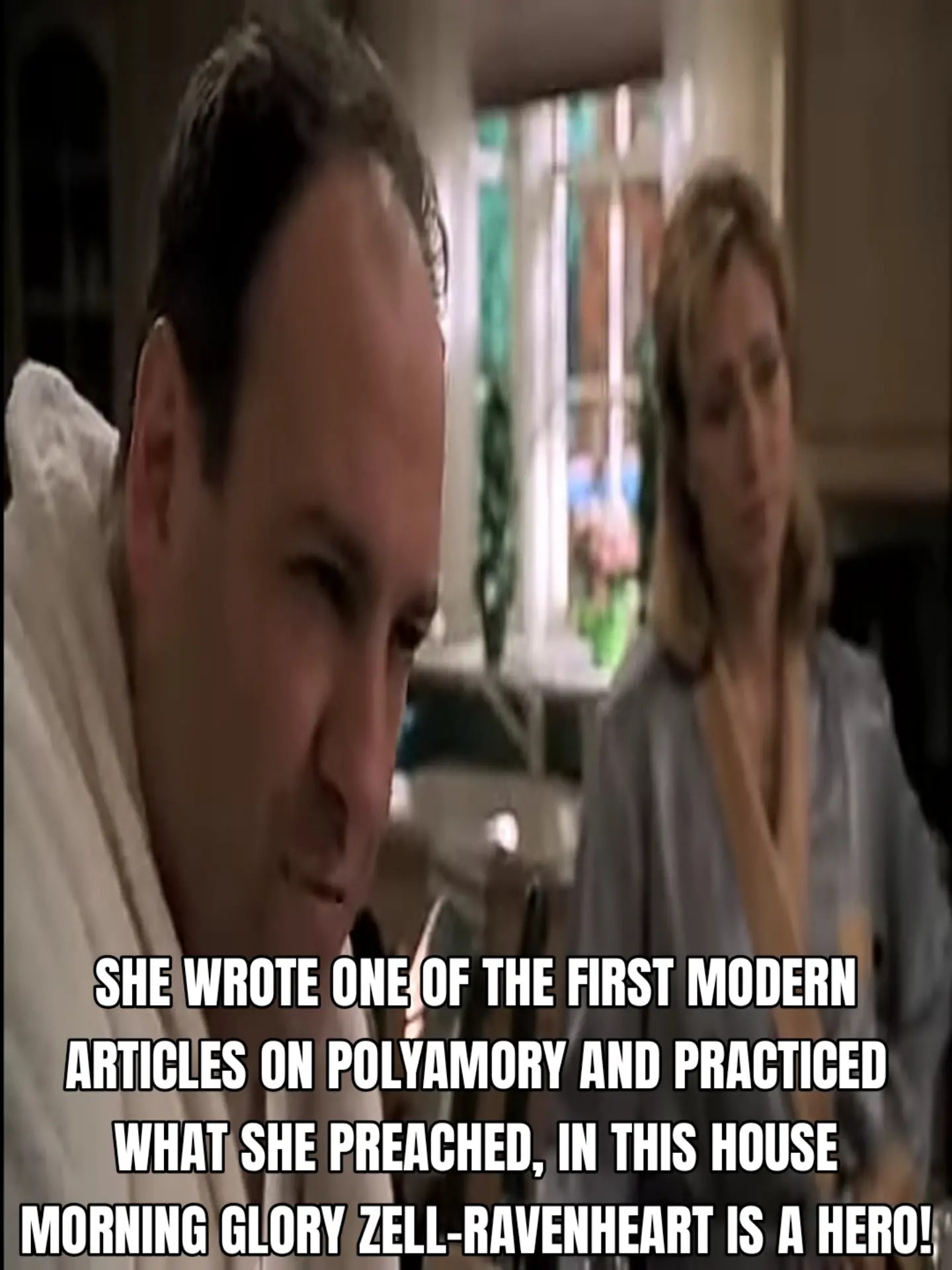 a SHE WROTE THE FIRST MODERN ARTICLES ON POLYAMORY AND PRACTICED WHAT SHE PREACHED, IN THIS HOUSE MORNING GLORY ZELL-RAVENHEART IS А HERO!: