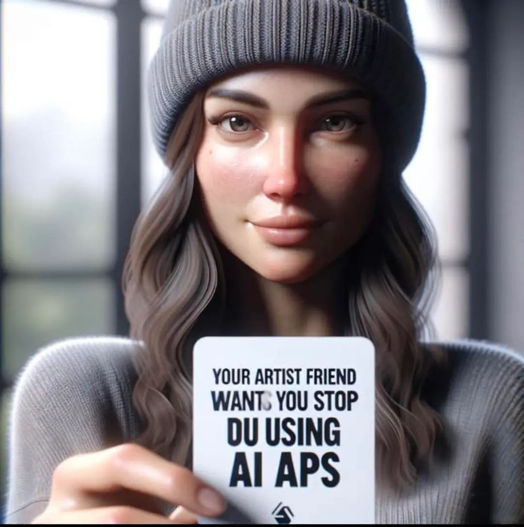 WANT, YOU STOP YOUR ARTIST FRIEND USING APS