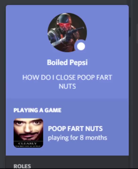 Boiled Pepsi playing for 8 months