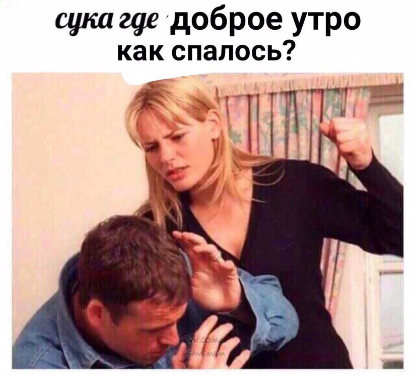 сука где доброе утро как спалось? 1