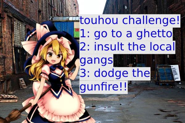 Challenge! to a ghetto 2: insult the local dodge