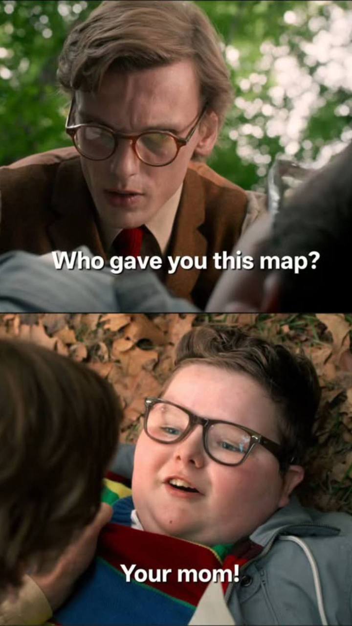 Who gave you this тар? Your mom!