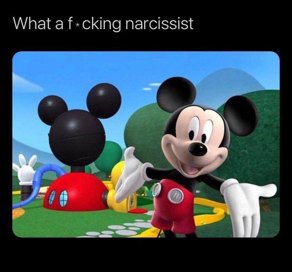 What a f*cking narcissist