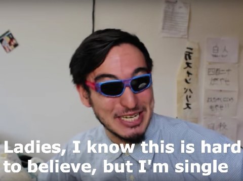 Ladies, I know this hard to believe, but single