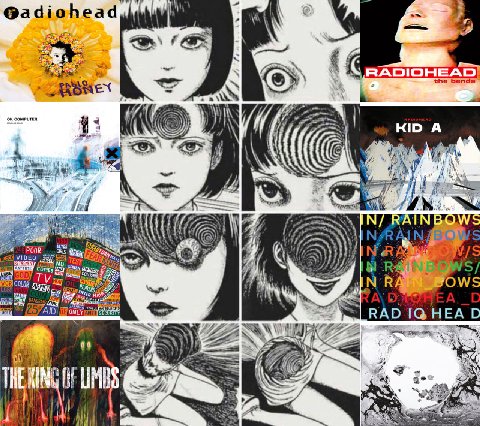 the bends: KID A 2 RAIN OWS Poo /5 VIDEO TEST GOD] К COLOR AID RAD НЕА О я THEM 3