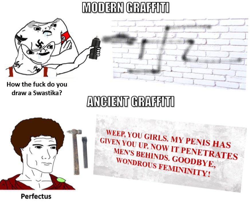 How the fuck you draw a Swastika? 'ЕЕР, YOU GIVEN YOUU RLS. MY PENIS HAS PENET MEN'S BE I RATES Perfectus