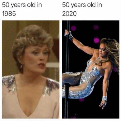 50 years old in 50 years old in 1985 2020