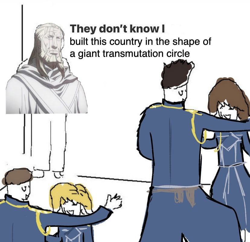 They don't know built this country in the shape of a giant transmutation circle я <A