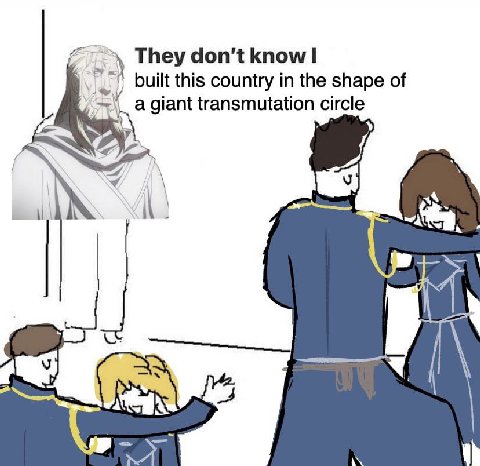 They don't know built this country in the shape of a giant transmutation circle я <A