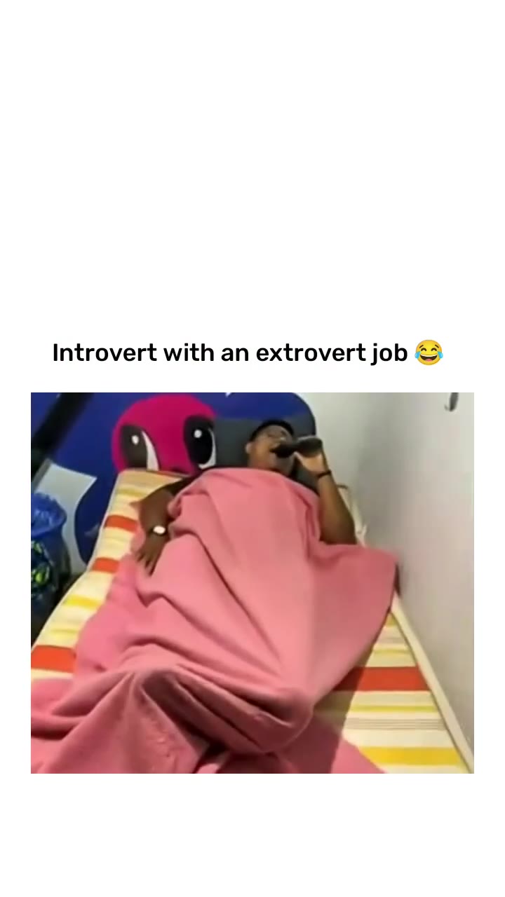 Introvert with an extrovert job ©
