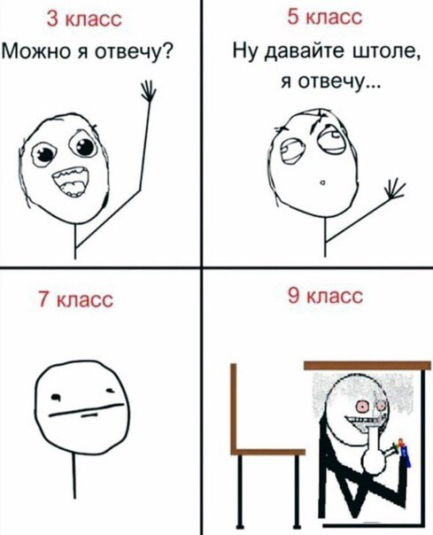 5 класс 3 класс Можно я отвечу? Ну давайте штоле, я отвечу 7 класс 9 класс