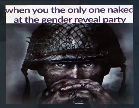 hen you the only one паКес at the gender reveal