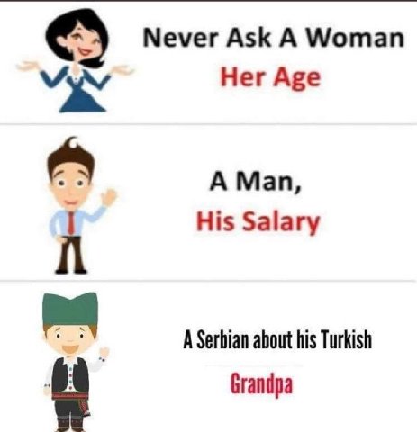 Never Ask А Woman 4 Нег Аре A Man, His Salary about his Turkish Grandpa
